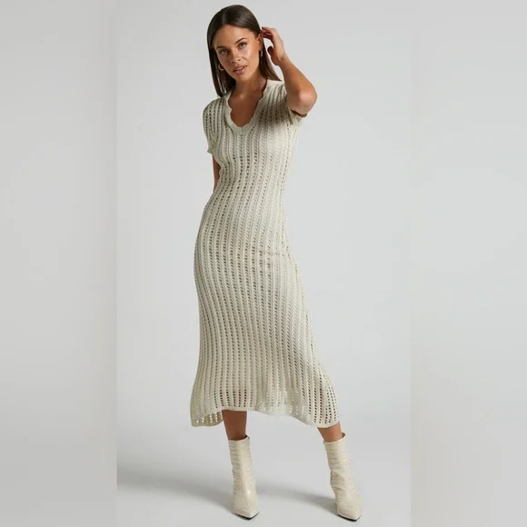 linen midi dress long sleeve Long Sleeve Utility Button Down Linen Shirt Midi Dress - MEDIUM / GREEN